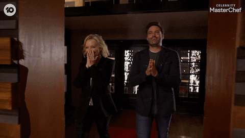 Entering Celebrity Masterchef GIF by MasterChefAU