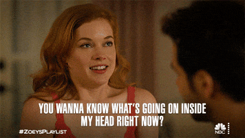 My Thoughts Nbc GIF by Zoey's Extraordinary Playlist