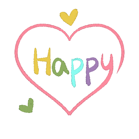 Happy Heart Sticker