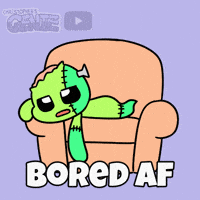 Bored Still Waiting GIF by Christophers Genie
