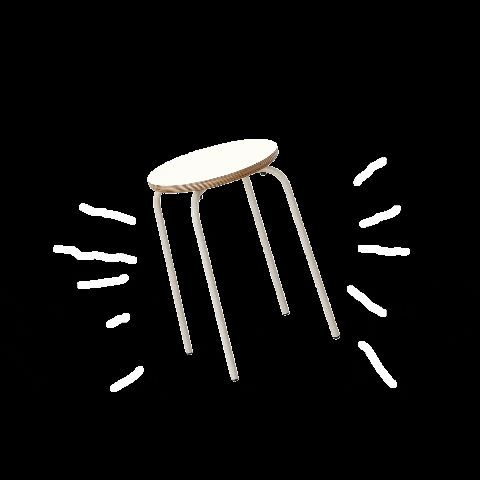 obliquetable giphygifmaker table stool 오블리크테이블 GIF