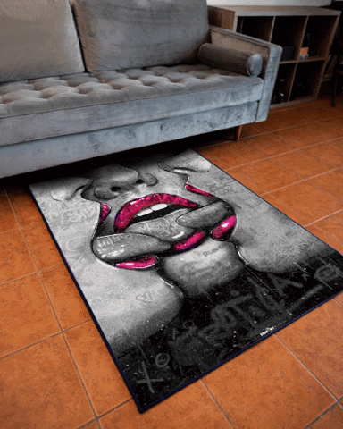 seanazari giphygifmaker rebhorn design rebhorn rugs pop art rugs GIF