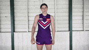 Thumb Thumbs Down GIF by Fremantle Dockers