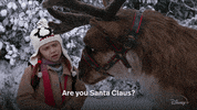 Santa Claus Reindeer GIF by Disney+