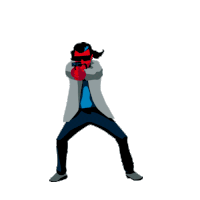 shoot bang Sticker by Eric Foster