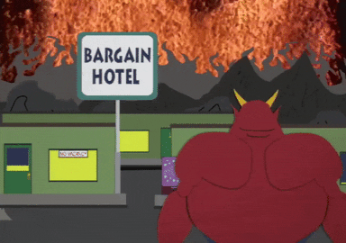 fire satan GIF by South Park 