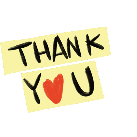Thanks Thank You Sticker