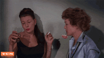 Audrey Hepburn Drinking GIF by Turner Classic Movies