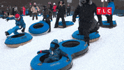 Sledding Cake Boss GIF by TLC