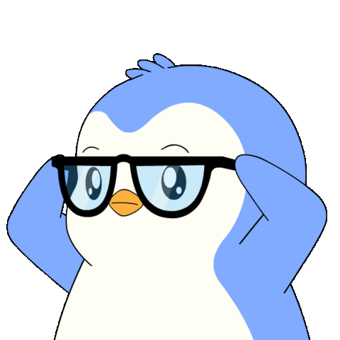 Eyes Looking Sticker by Pudgy Penguins