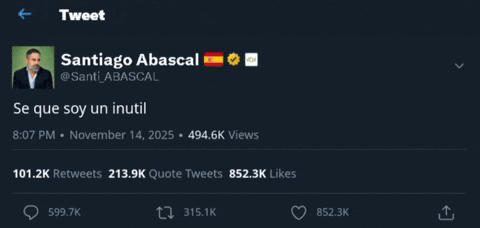 Santiago Abascal GIF