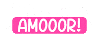 Pink Feito Com Amor Sticker