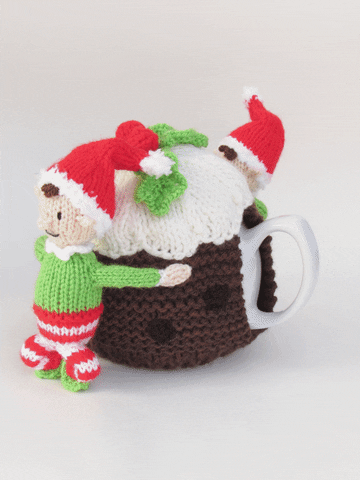 TeaCosyFolk giphyupload christmas knitting elves GIF