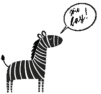 irina_honcharyk wow zebra scrap scrapbooking Sticker