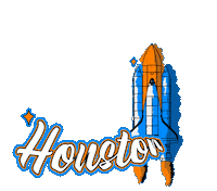 Space City Nasa Sticker