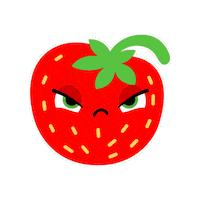 Angry Fruit Sticker by Piñata Smashlings