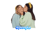 Love You Kiss Sticker by Peoople