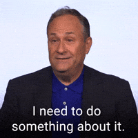 I need to do something about it.