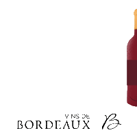 Happy New Year Wine Sticker by Vins de Bordeaux