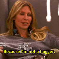 real housewives of new york hug GIF