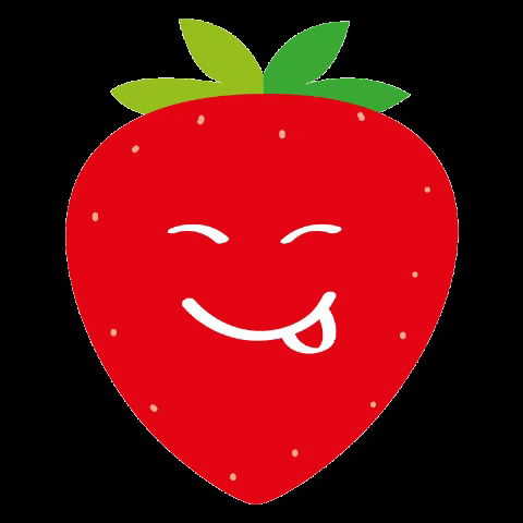 emco_cz giphygifmaker red strawberry emco GIF