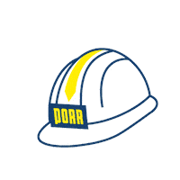 Construction Safety Sticker by PORR Group