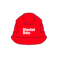 Baustelle Helm Sticker by riedelbau