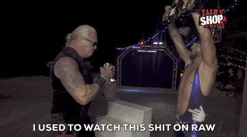 TalkNShop wwe wrestling fuck you aew GIF