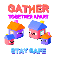 Stay Home Get It Together Sticker by INTO ACTION