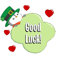 Lets Go Good Luck Sticker by Pudgy Penguins