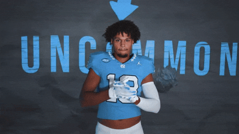 University Of North Carolina Football GIF by UNC Tar Heels