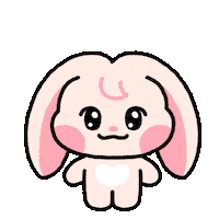 Heart Rabbit Sticker by Dreamiez