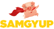 samgyupontheway fooddelivery korean food cravings kbbq Sticker