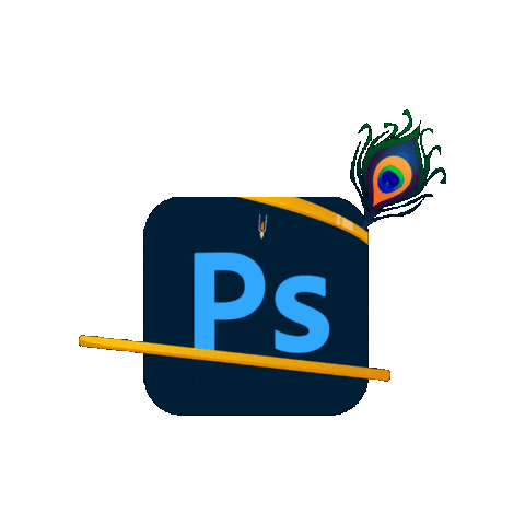 Krishna Janmashtami Sticker by Creative Hatti