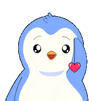I Love You Heart Sticker by Pudgy Penguins