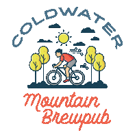 drinkcoldwater brewery coldwater brewpub anniston Sticker