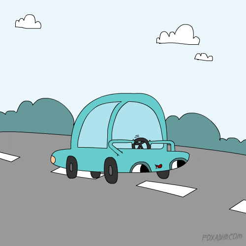 Self Driving Lol GIF by Animation Domination High-Def
