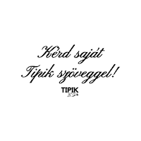 TipikbyDetti handmade magyar vicces hungarian Sticker