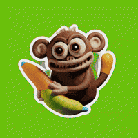Hungry Monkey GIF