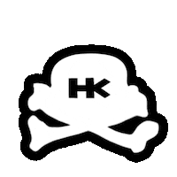 Skull Paintball Sticker by HK Army