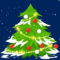 Christmas Glowing GIF