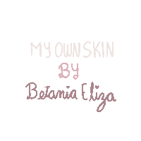 myownskinbybetaniaeliza beauty natural mujer belleza Sticker