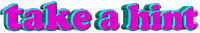 Take A Hint Lol Sticker by AnimatedText