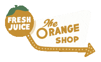 Vintage Orange Sticker