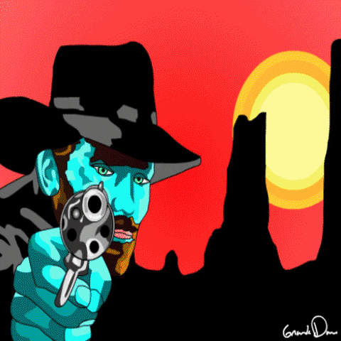 charlton heston gun GIF by Grande Dame