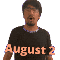 August 2 Aug 2Nd Sticker