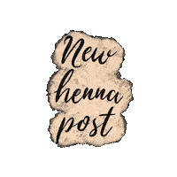 New Post Henna Sticker by Hennabilge