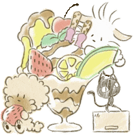 Cat Eat Sticker