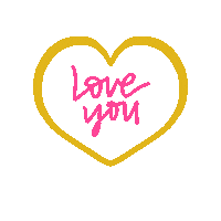 Luv You Sticker