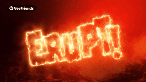Black Lava Burn GIF by VeeFriends